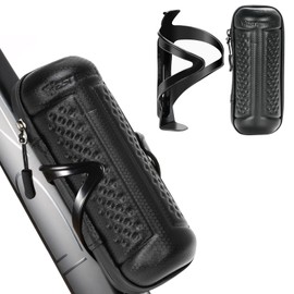 profiwoab Bicycle Bottle Holder with Bicycle Storage Bag for Cycling, Bicycle Repair Tool Bag with Sealed Zip, Waterproof, Portable Bicycle Tool Set