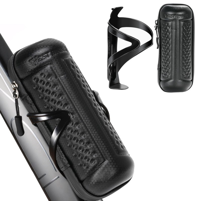 profiwoab Bicycle Bottle Holder with Bicycle Storage Bag for Cycling,