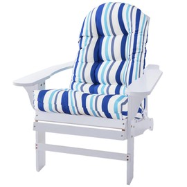 Enipate Weather Resistant Adirondack Chair Cushions High Back Rocking Chair Cushion Indoor Outdoor Patio Tufted Thicken Lounge Cushion Seat Pad