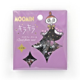World Craft MOKFS-105 Moomin Sparkling Flake Seal, Gold Foil, Mimurane-san