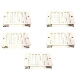 Southeastern 5 Pack Swimming Pool Deck Drain Rectangular Grate 2x4 with Screws Replacement for Hayward(R) SP1019BA