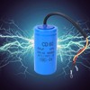 CD60 300uF Racing Capacitor with Wire Conductor 250VAC 50/60Hz for