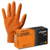 Nitrile Disposable Glove Grip Orange Size 11 Orange en 388