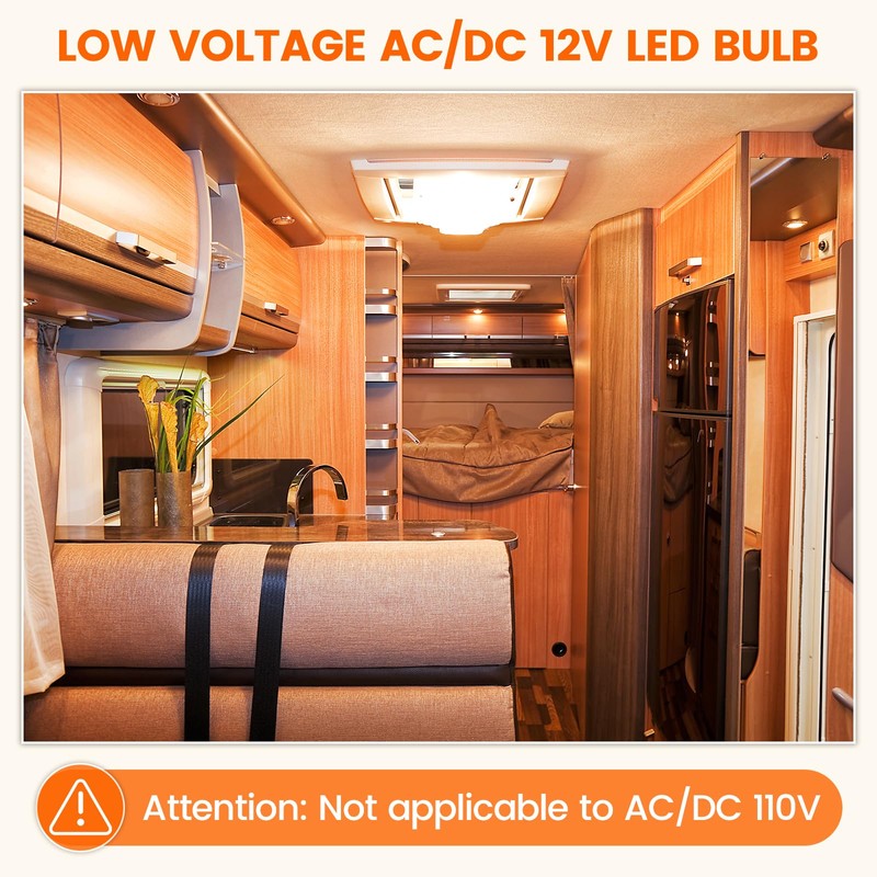 Aluxcia ALR12 BA15D LED Elevator Light - 12V BA15D Frosted