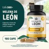Melena De León Mushrooms Life 360+ 180 Cápsulas A Base