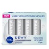 NIVEA NIVEA Dewy Lip Balm with Hyaluronic Acid, Leaves Visibly