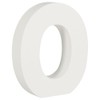 Rayher 62700000 MDF Number 0, White, 11 cm, Thickness 2