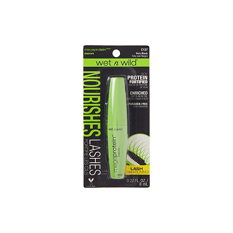 WET N WILD Mega Protein Mascara Very Black