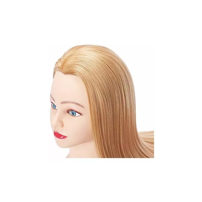 QNI-LMB Cabeza De Maniquí Golden Hair - Estilistas Cabezote Peinar