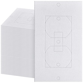 30 Pcs Outlet Gaskets, Foam Insulation Draft Sealers for Switches, White