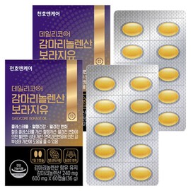 Daily Core Gamma-Linolenic Acid Borage Oil, 60 tablets, 2 units / 데일리코어 감마리놀렌산 보라지유, 60정, 2개