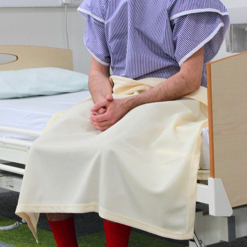 Interweave Healthcare Lightweight Thermal Blanket, Comfortable Hospital Throw, 100% Polyester,