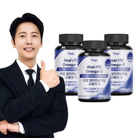 Real RTG Omega-3 x 3 Bottles (9-Month Supply) / Circulatory Health & Management Vitamin E Vitamin D / 리얼 알티지(rtg) 오메가3 x 3병 (9개월분)  혈행건강 혈행관리 비타민E 비타민D