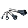 QWORK 4PCS Cobalt Single-End Countersink Chamfer Tool Set, M35 High-Speed