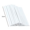 Lollipop Sticks, 100 Pcs White Paper Sticks Bake Shop Supplies