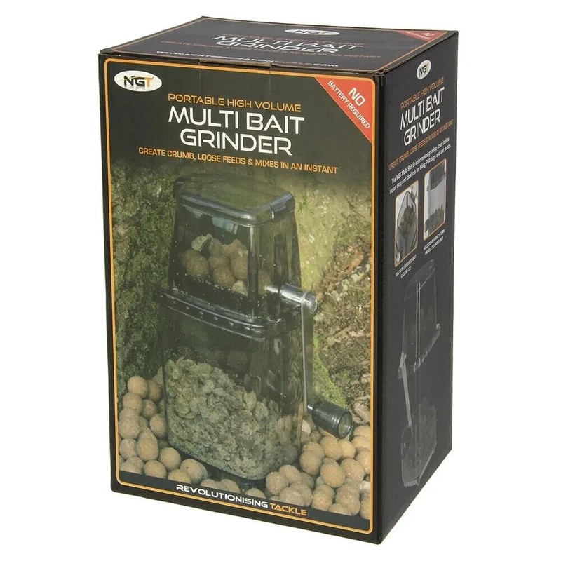 NGT Fishing Bait Set Boilie Grinder Crusher Boilies & Barbless