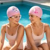 2PCS Swimming Cap, Swimming Hat, Soft Stretchy Design Swim Hat