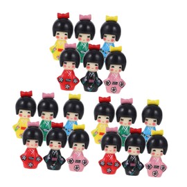 STOBAZA Japanese Kimono Dolls Collection Pcs Miniature Japanese Doll Ornaments Traditional and Stylish
