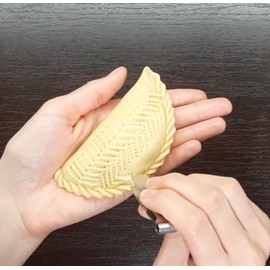 2 pcs Maggas Combo - 7-Teeth Wide + 5-Teeth Precision Maggash Malqat Manqat Mangash | Maamoul Mamool Cookie Maker | Pastry Tongs | Ramadan and Nowruz Crimper Tool for Decorating Cookies |