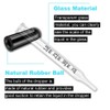 15Pcs Pipettes Dropper With Black Rubber Head, Droppers for Essential