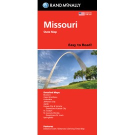Rand McNally Easy to Read: Missouri State Map