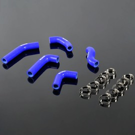 G-PLUS Silicone Radiator Coolant Hose Kit Clamps Compatible With Honda XR650R XR650 XR 650 2000-2007 Blue