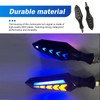 Diamall 4 PCS Motorcycle Turn Indicator Lights, Arrow Shape Flowing