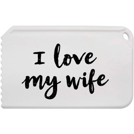 Azeeda 'I Love My Wife' Plastic Ice Scraper (IC00040602)