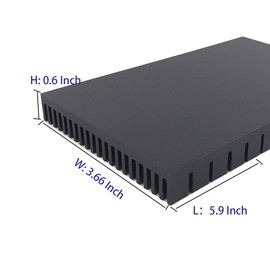 Awxlumv Aluminum Large Heat Sink Gpu Low Profile Heatsink Cooler Fin Cooling 150 x 93 x15mm for HDD 3090 3080 Backplate Motherboard Cooling