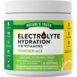 Nature's Truth Electrolyte Hydration + B Vitamin Lemon, 4.3 oz