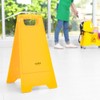 Allpax STOPPO Warning Stand Neutral Polypropylene in Orange/Yellow – Foldable
