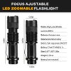 MVIOCS 2 Pack LED Flashlight Mini Flashlight Red Green Blue