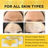 Collagen Forehead Wrinkle Patches, 12PCS 24K Gold Forehead Patches for