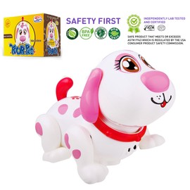 WEofferwhatYOUwant Robot Dog - Electronic Pet Helen - Baby Interactive Toy - Girl Dalmatian Puppy - Touch Sensors Walks Talks Barks Sings Songs - Chasing Mode - 2+ Years
