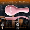 Ceramic Spoon Rest for Stove Top, DAYYET Large Spoon Holder,