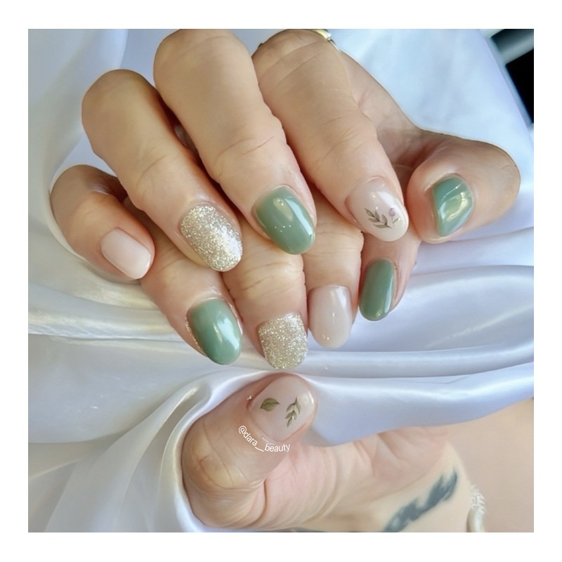 Dara Beauty July 2025 Art of the MonthLeaf Nail❣ -
