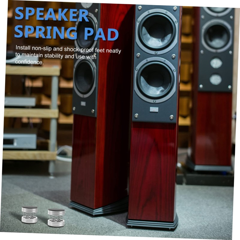 Operitacx 4pcs Speaker Isolation Pad Soundproof Vibration Feet for Floor