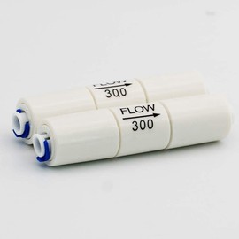50GPD Flow Restrictor 300CC 1/4" Quick Connect for RO Reverse Osmosis (Pack of 2)