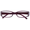 Schwarz Lila Diamonte Stil Kurzsichtig Fernbrille Für Kurzsichtigkeit Designer Stil