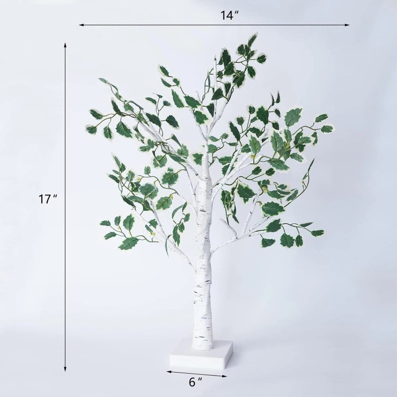 SHARON 26" Green Tree Light with 24 LED, DIY Artificial