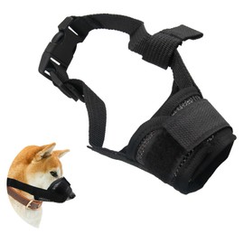 Dog Muzzle for Small Dog, Soft Mesh Puppy Muzzle for Grooming Anti Biting Anti Barking Adjustable Breathable Dog Muzzles Allows Panting Drinking Small Medium Dog Mouth Cover for Chihuahua Teddy (S)