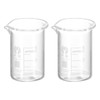 PATIKIL Pack of 2 5 ml Low Shape Glass Cups
