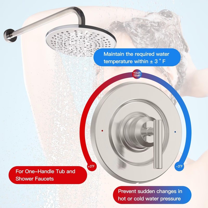 1-6090 Replacement Stainless Steel Escutcheon for Moen 16090 Chateau Collection