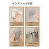 Mirhua スリッパラック 壁掛け ク式 プラスチック製 省スペース 靴収納 玄関 バスルーム トイレ玄関スリッパ立て