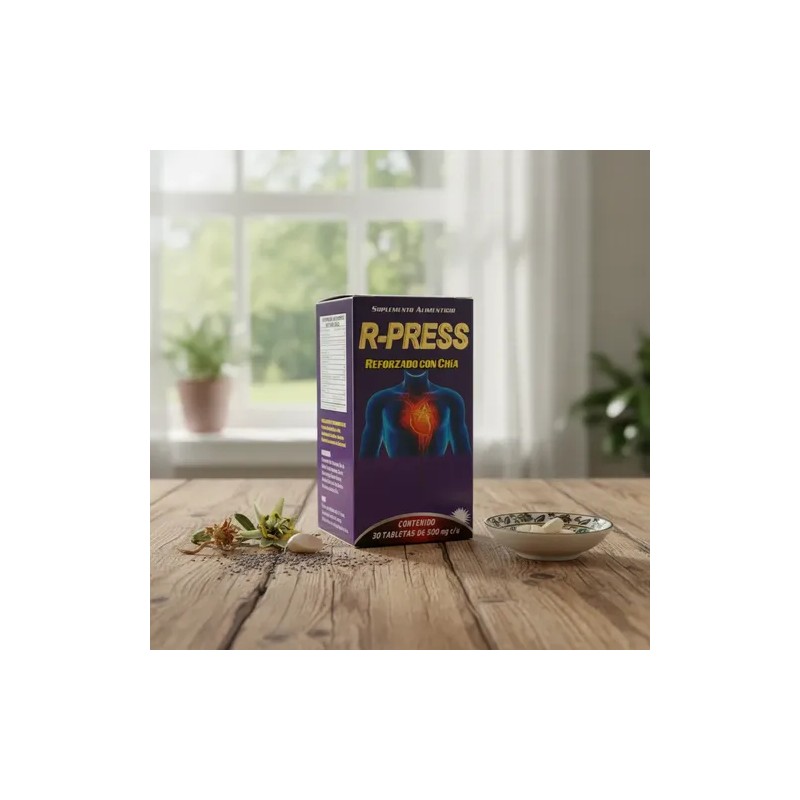 R-press Reforzado Con Chía 30tabletas Suplemento Alimenticio