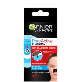 Garnier Skinactive Pure Active Anti-Blackhead Strips, 4pcs