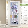 MISSLO 35 Clear Large Pockets Over The Door Shoe Organizer