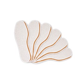 6 Pairs Natural Cork Shoe Insoles Set with Terry Towelling | Ultralight Cork & Terry Cloth Insoles for Men and Women | Kaps Terry Cloth & Cork Insoles (37 EUR / 4 UK Women)