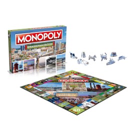 MONOPOLY Board Game - Birmingham Edition: 2-6 Players Family Board Games for Kids and Adults, Board Games for Kids 8 and up, for Kids and Adults, Ideal for Game Night