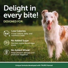 Nature's Protection Superior Care Wet Dog Food - Tuna Fish & Salmon, High Protein Dog Food Topper for Adult All Breeds Light Coated Dogs, 2.46 oz. Pouches (24-Pack)